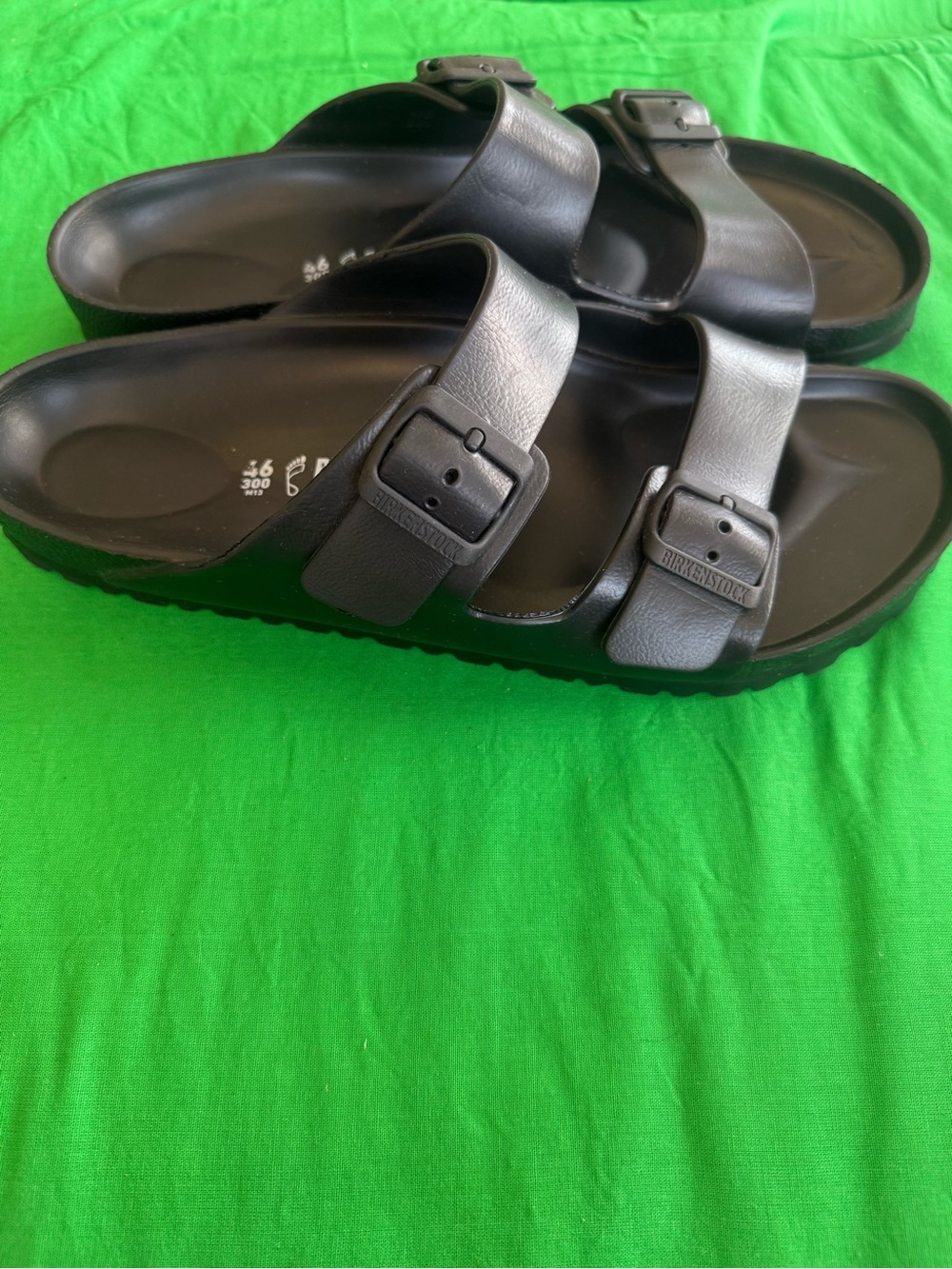 NEW “SIZE 13” MENS BIRKENSTOCK ARIZONA ESSENTIALS EVA BLACK SANDALS